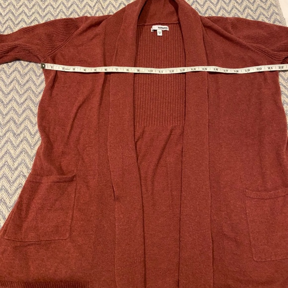 Sonoma Burnt Orange Open Front Cardigan – Size Medium - Picture 9 of 10